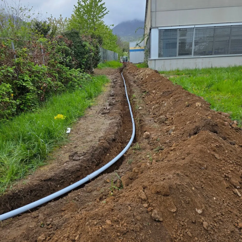 Fouille de 90m — Etienne Terrassement